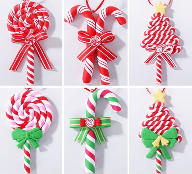 Christmas Fashion Candy Soft Clay Party Hanging Ornaments 1 Piece