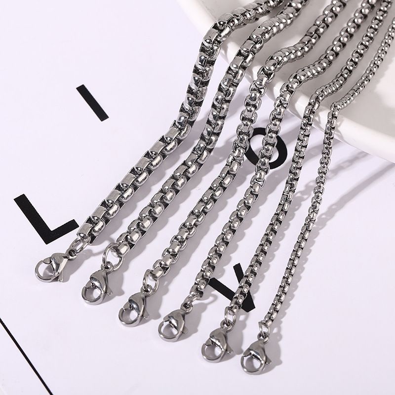 Simple Style Geometric Stainless Steel Plating Necklace 1 Piece