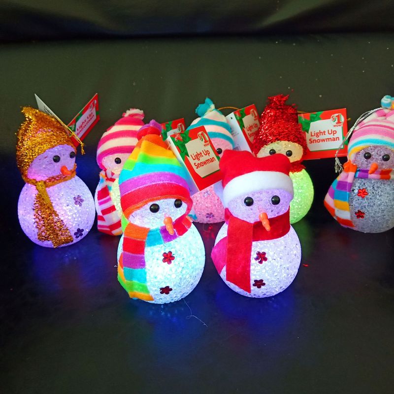 Christmas Snowman Resin Party Lightings 1 Piece