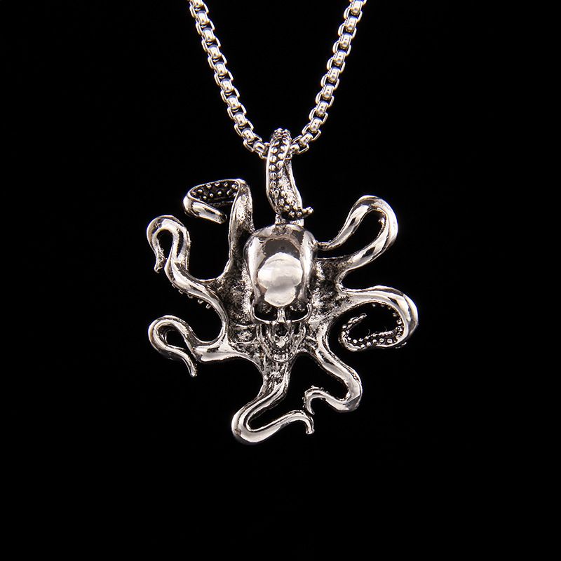 Fashion Octopus 201 Stainless Steel Zinc Alloy Plating Unisex Pendant Necklace