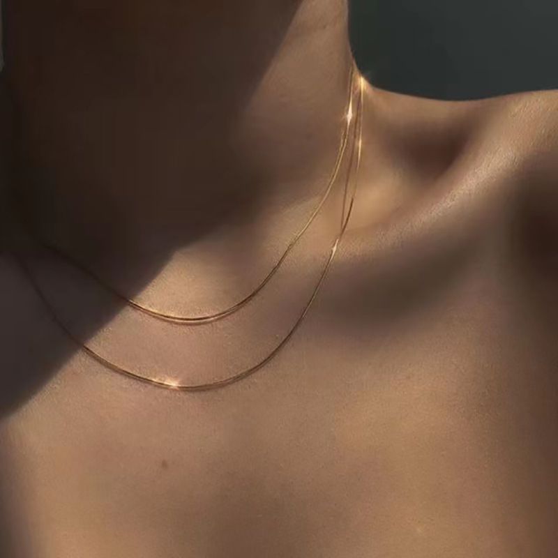 Fashion Geometric Titanium Steel Plating Necklace 1 Piece