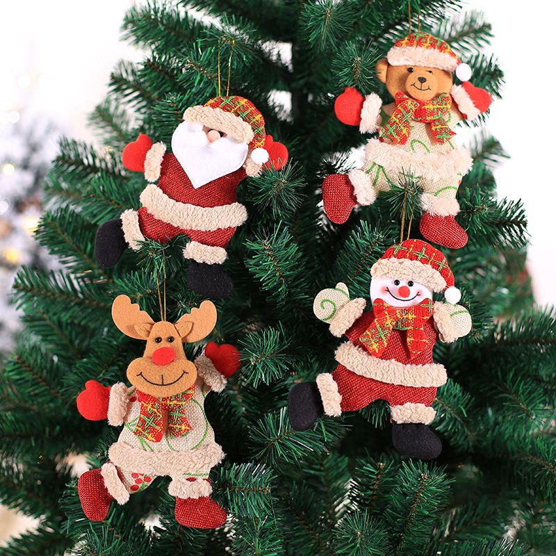 Christmas Cute Santa Claus Cloth Party Decorative Props 1 Piece