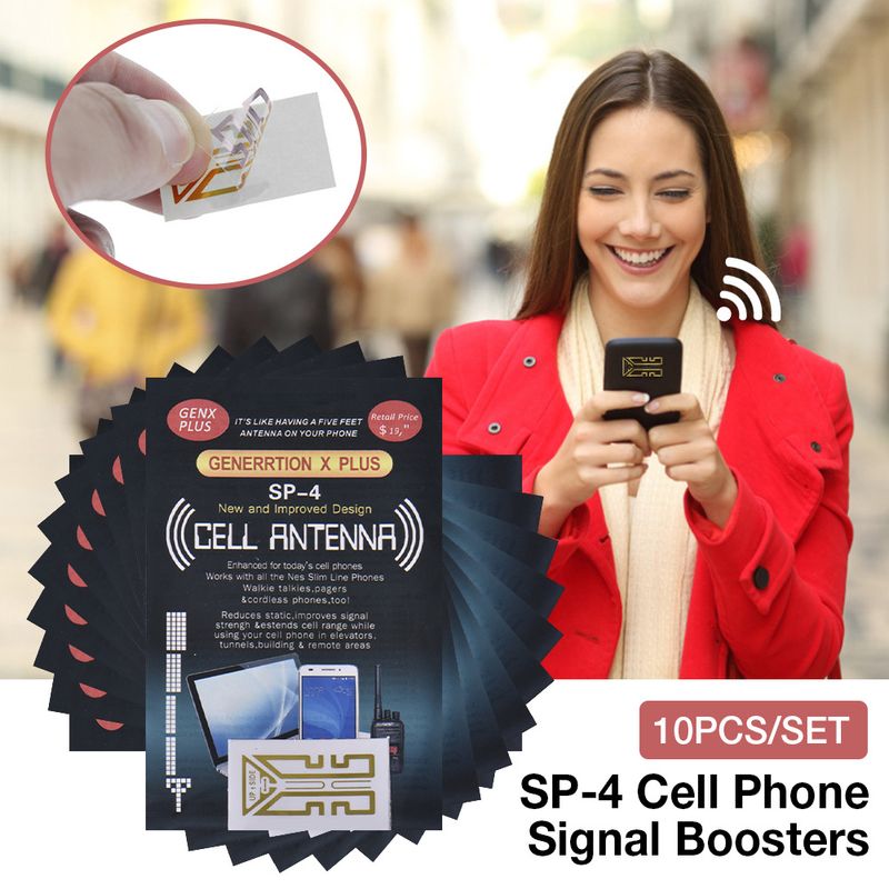 Sp-11pro Mobile Phone Signal Enhancement Paste Computer External Antenna Signal Amplifier Suitable For Mobile Phone Interphone
