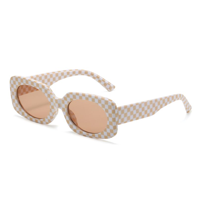Fashion Sweet Pc Square Candy Color Full Frame Women's Sunglasses