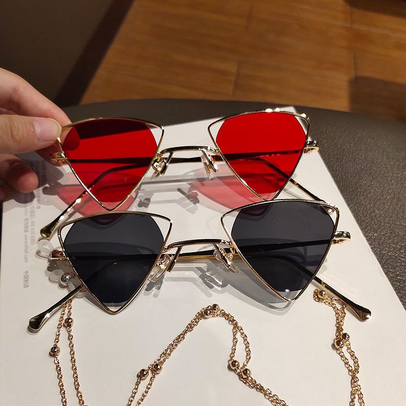 Fashion Geometric Pc Special-shaped Mirror Patchwork Full Frame Women's Sunglasses