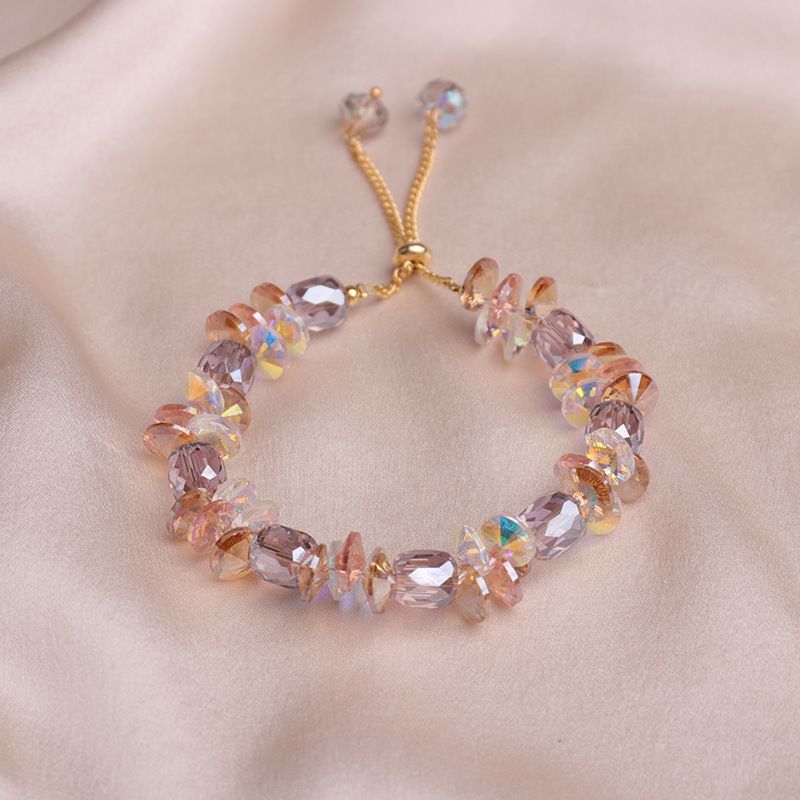 Mode Irregulär Künstlicher Kristall Perlen Frau Armbänder 1 Stück
