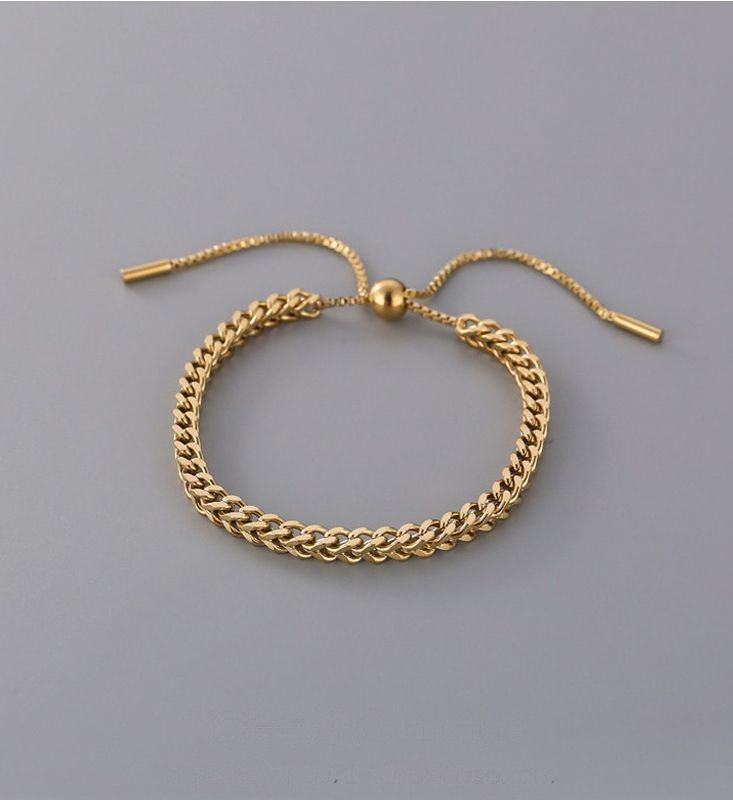 Style Simple Géométrique Acier Au Titane Tresser Bracelets