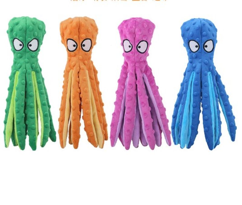 Fashion Plush Octopus Pet Toys 1 Piece