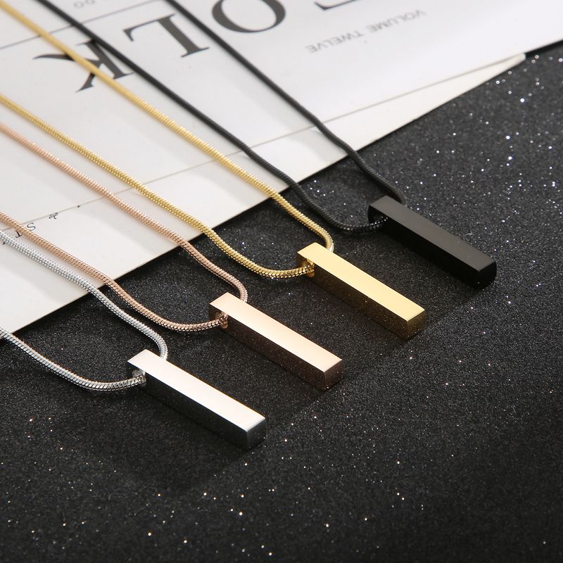 Fashion Quadrilateral Stainless Steel Plating Titanium Steel Jewelry Accessories 1 Piece
