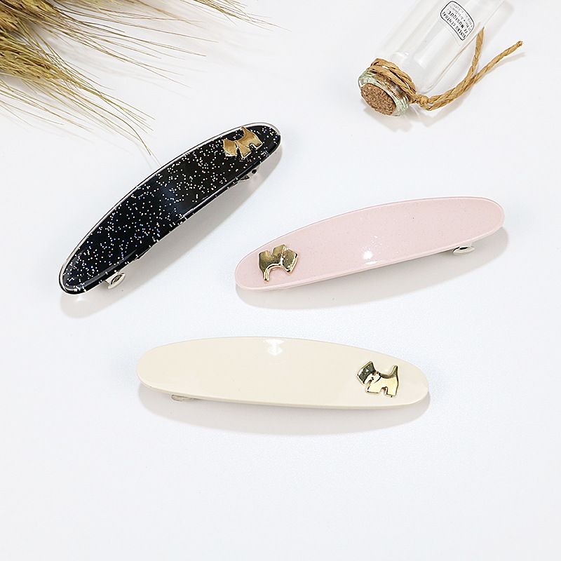 Simple Style Dog Acetic Acid Sheets Hair Clip