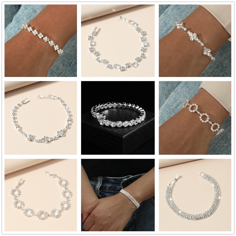 Venta Al Por Mayor, Joyería Simple, Trébol De Cuatro Hojas, Pulsera De Acero De Titanio, Nihaojewelry