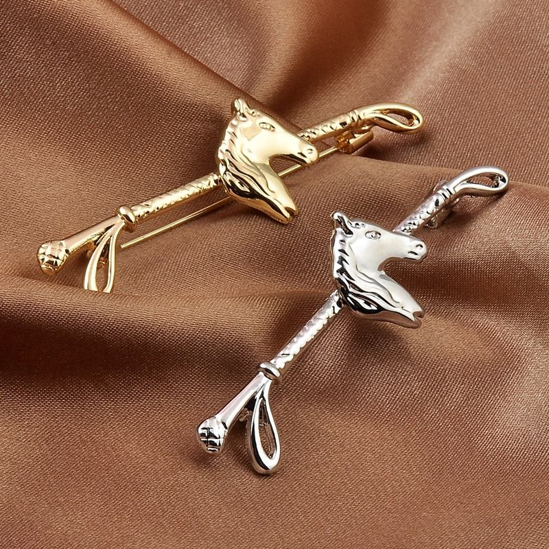 Fashion Horse Alloy Plating Men's Brooches