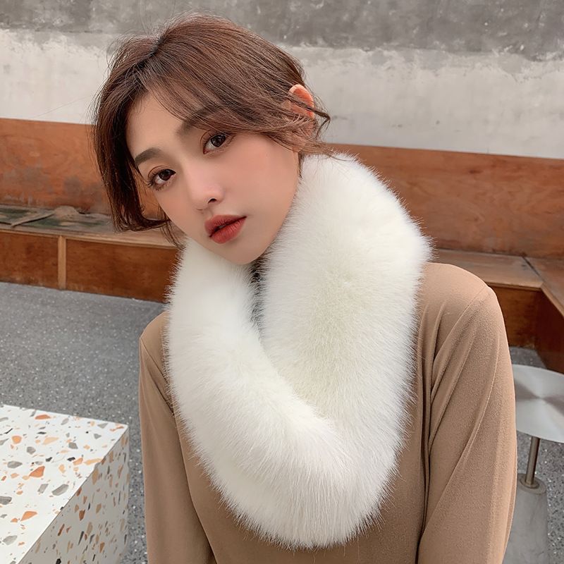 Women's Fashion Solid Color Artificial Wool Winter Scarves