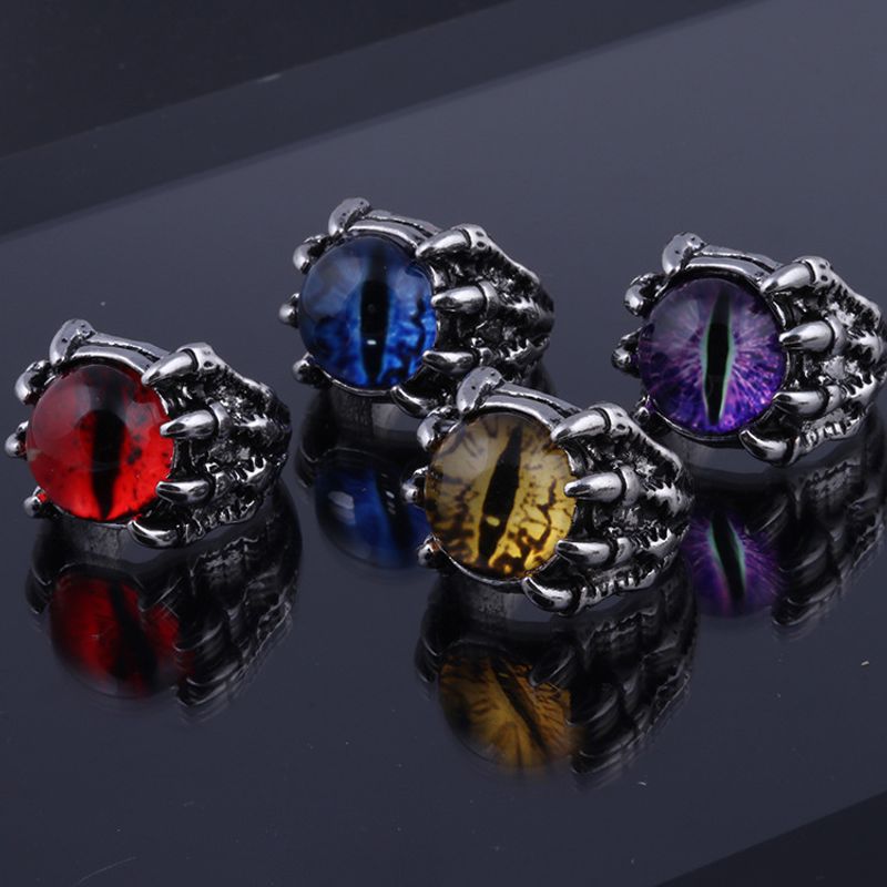 Punk Geometric Alloy Plating Men's Rings