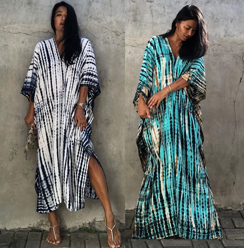 Women's Stripe Vacation Cover Ups