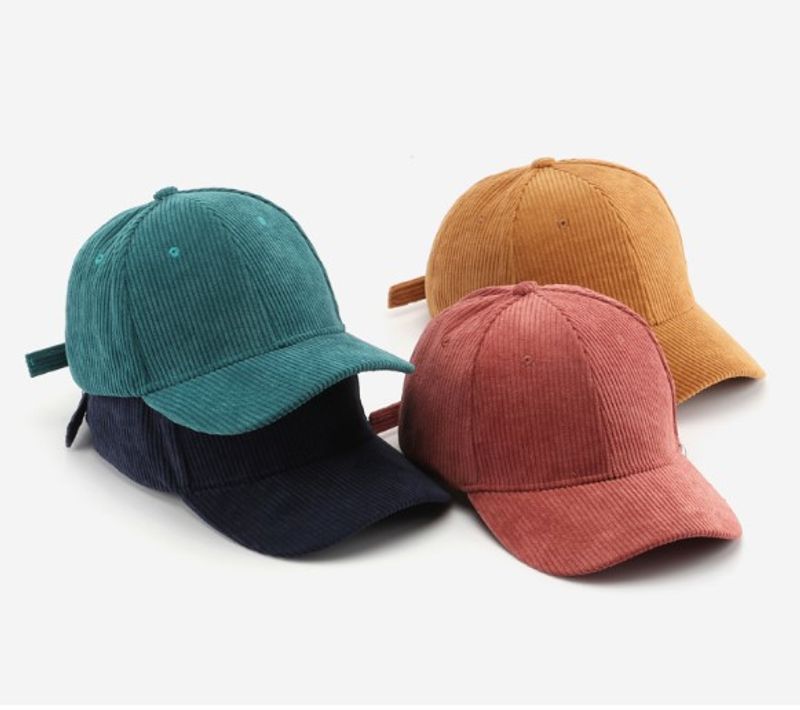 Women's Basic Solid Color Curved Eaves Baseball Cap