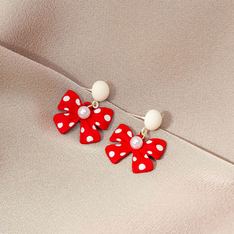 1 Pair Fashion Heart Shape Alloy Inlay Artificial Diamond Women's Drop Earrings