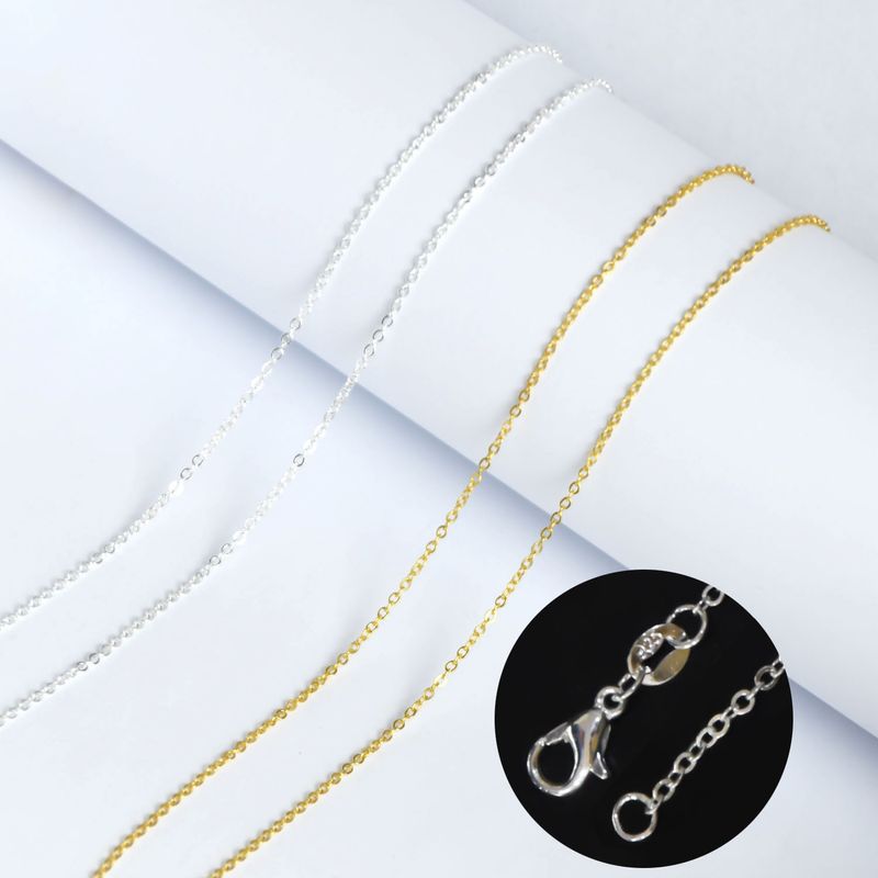 Simple Style Solid Color Metal Plating Jewelry Accessories 1 Piece