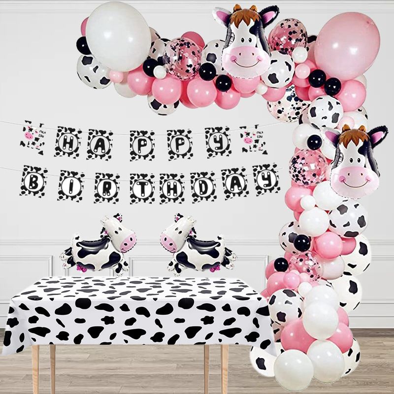 Birthday Cows Emulsion Party Balloons 1 Set