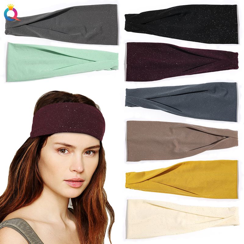Simple Style Solid Color Cloth Hair Band 1 Piece