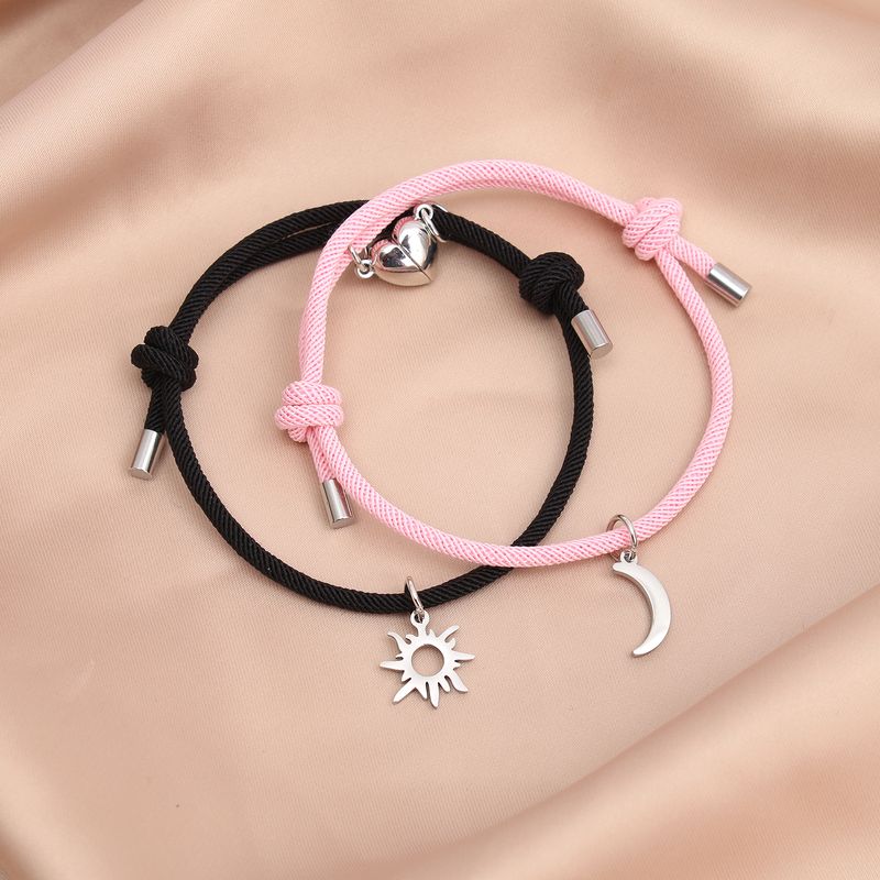 Original Design Mond Nylon Paar Armbänder