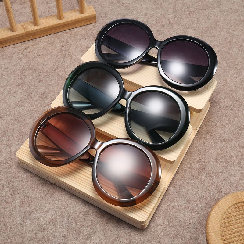 Fashion Pc Round Frame Ethnic/national Style Full Frame Women's Sunglasses