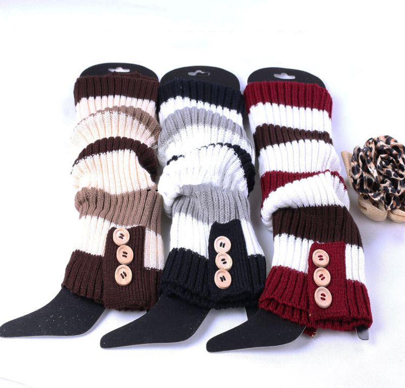 Women's Japanese Style Solid Color Polyacrylonitrile Fiber Jacquard Over The Knee Socks A Pair