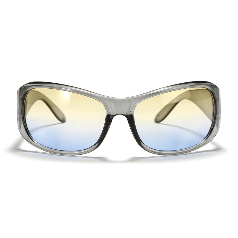 Moda Color Sólido Ordenador Personal Cuadrado Fotograma Completo Gafas De Sol Mujer