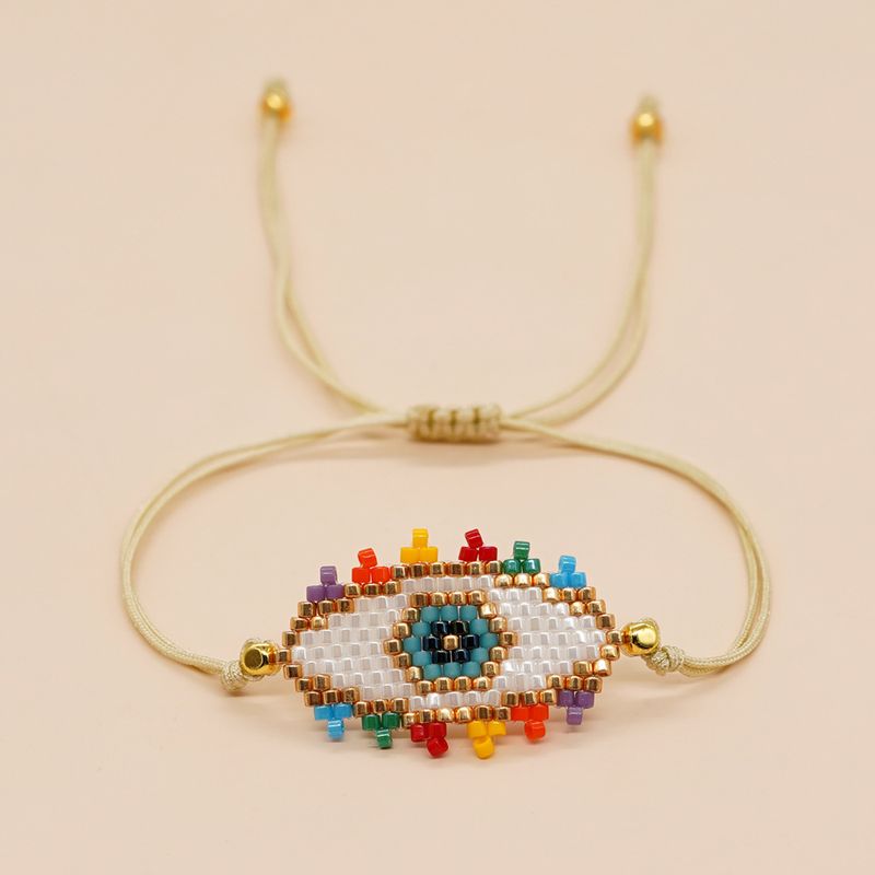 1 Piece Bohemian Eye Seed Bead Handmade Unisex Bracelets