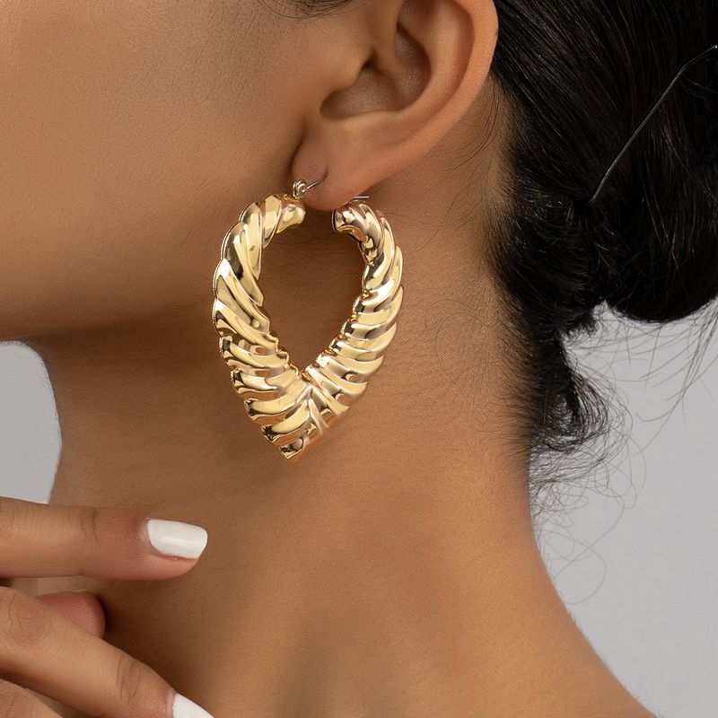 1 Pair Fashion Geometric Alloy Plating Gold Plated Women's Earrings