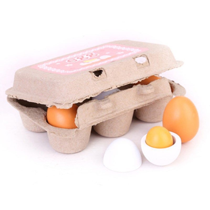 Fashion Children Simulation Duck Wooden Egg Toy Set