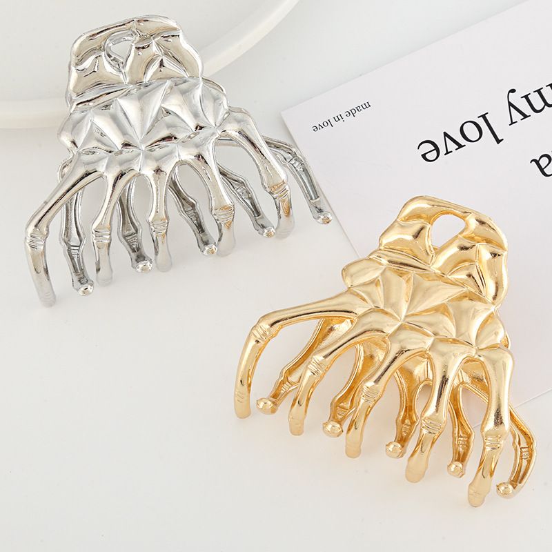 Fashion Solid Color Alloy Handmade Hair Claws 1 Piece