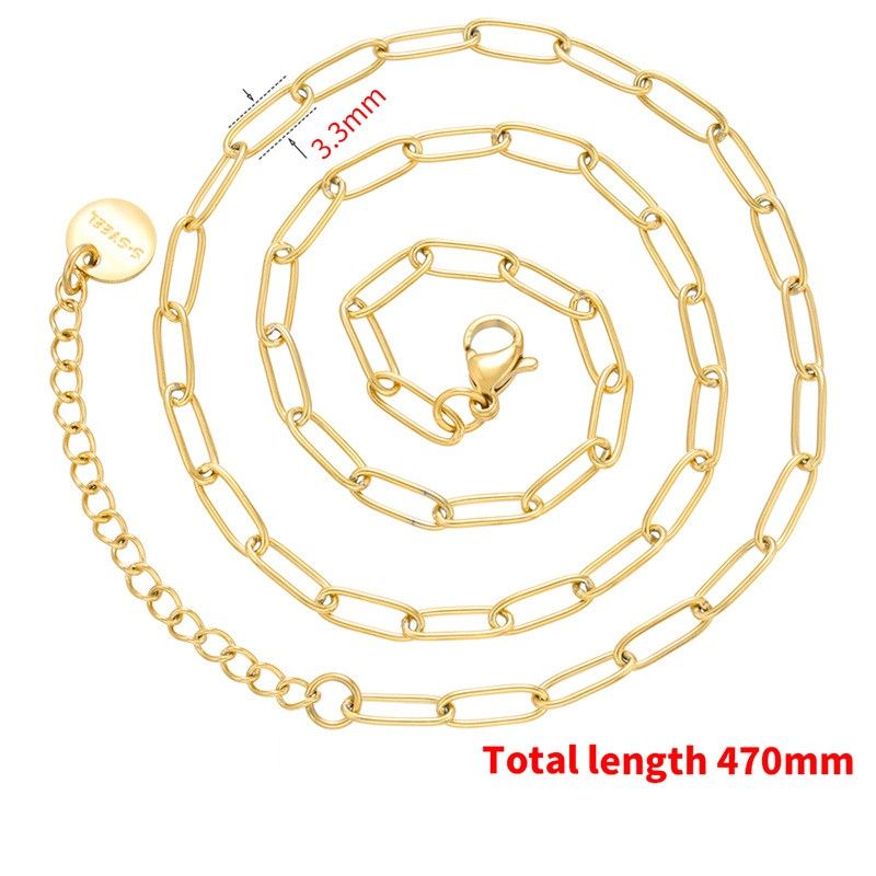 1 Piece Stainless Steel Plating Polished Chain