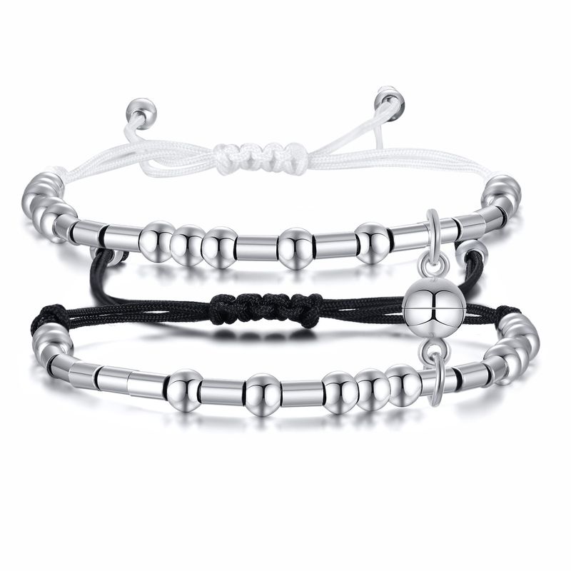 Style Simple Géométrique Acier Inoxydable Bracelets 1 Paire