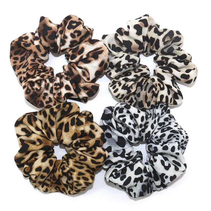 Fashion Leopard Cloth Handmade Hair Tie 1 Piece