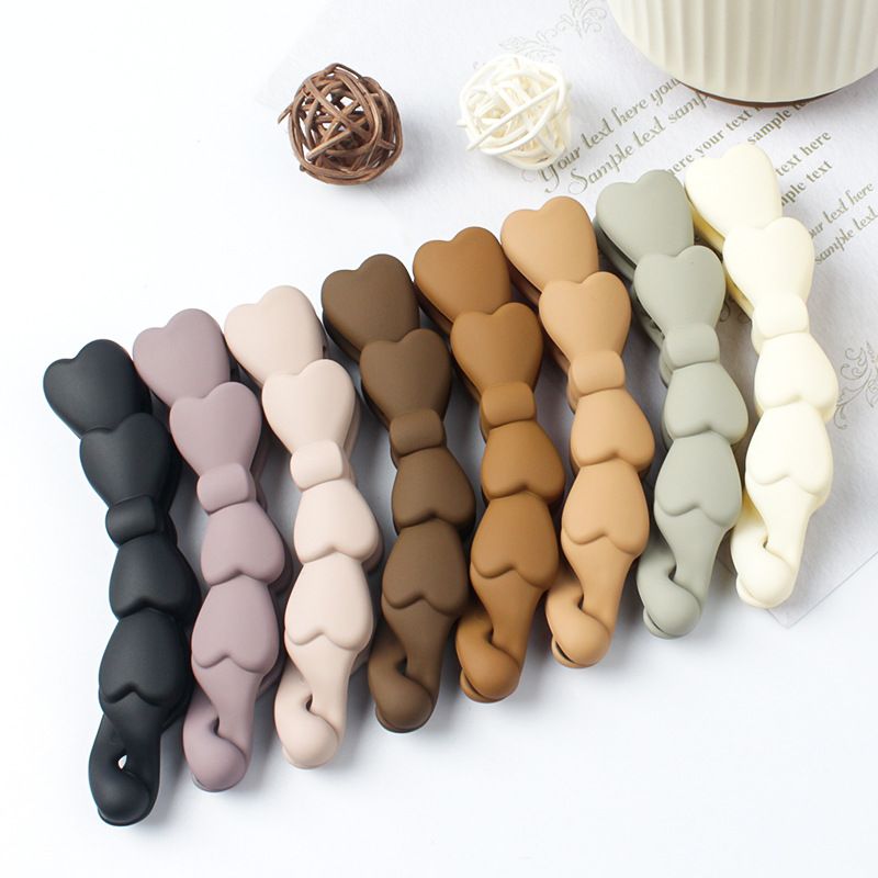 Elegant Solid Color Bow Knot Arylic Stoving Varnish Hair Clip 1 Piece