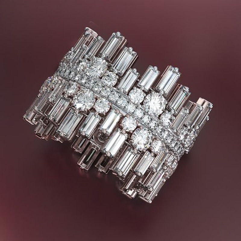 New Irregular Copper Zircon Ring European And American Luxury Women's Jewelry