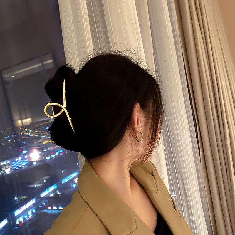 Simple Bamboo Fashion Grab Clip Simple Hair Clip Hair Accessories
