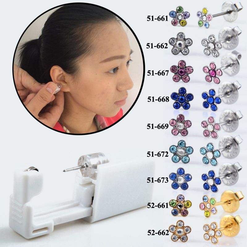 Classic Style Flower Unisex Earrings Ear Studs