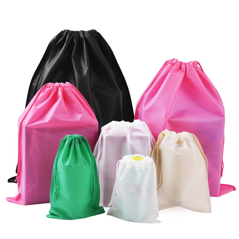 Non-woven Drawstring Clothing Shoes Storage Household Dustproof Bag