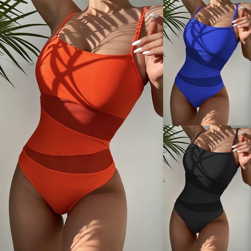 Women's Solid Color One Piece