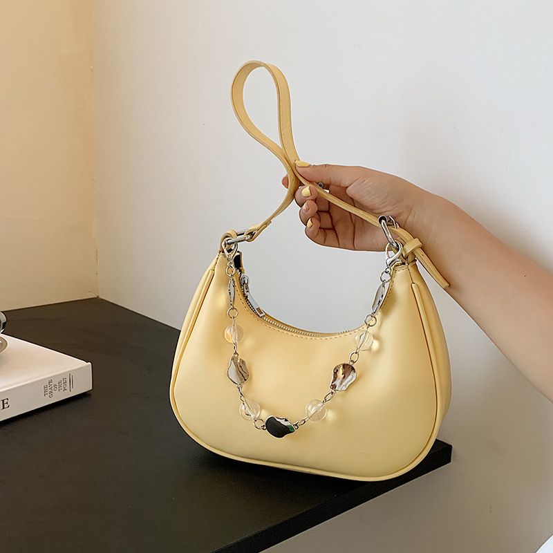 New Fashion One-shoulder Underarm Crescent Dumpling Messenger Bag 24*18*9cm