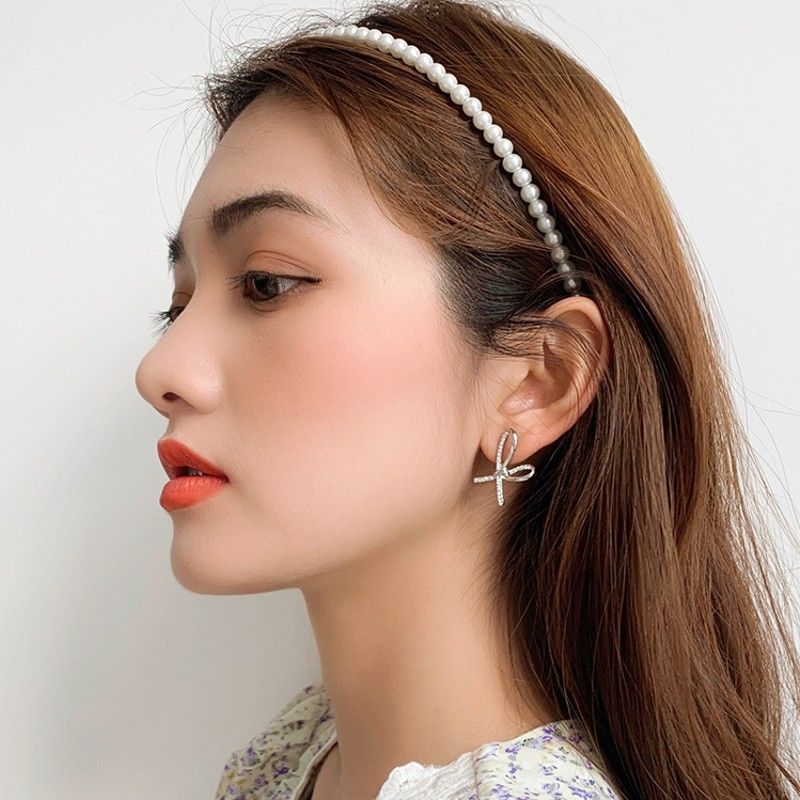 Light Luxury Bow Earrings High-quality Temperament Earrings 2022 New Gold-plated Earrings