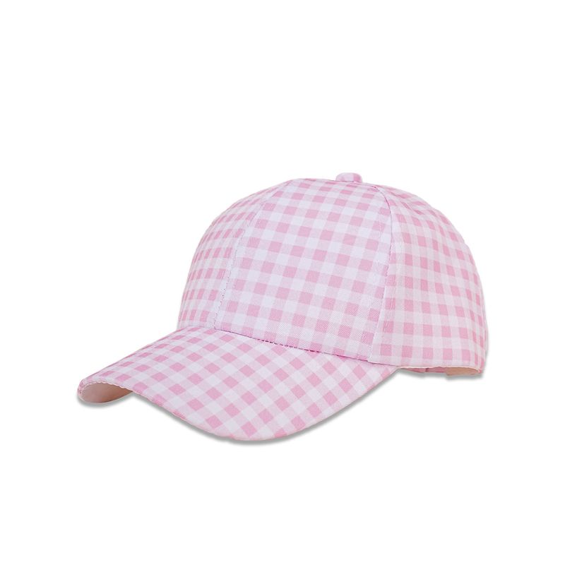 Fashion New Wide-brimmed Children's Peaked Cap Female Plaid