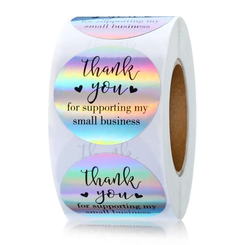 Roll Rainbow Laser Commercial Decorative Sticker Labels
