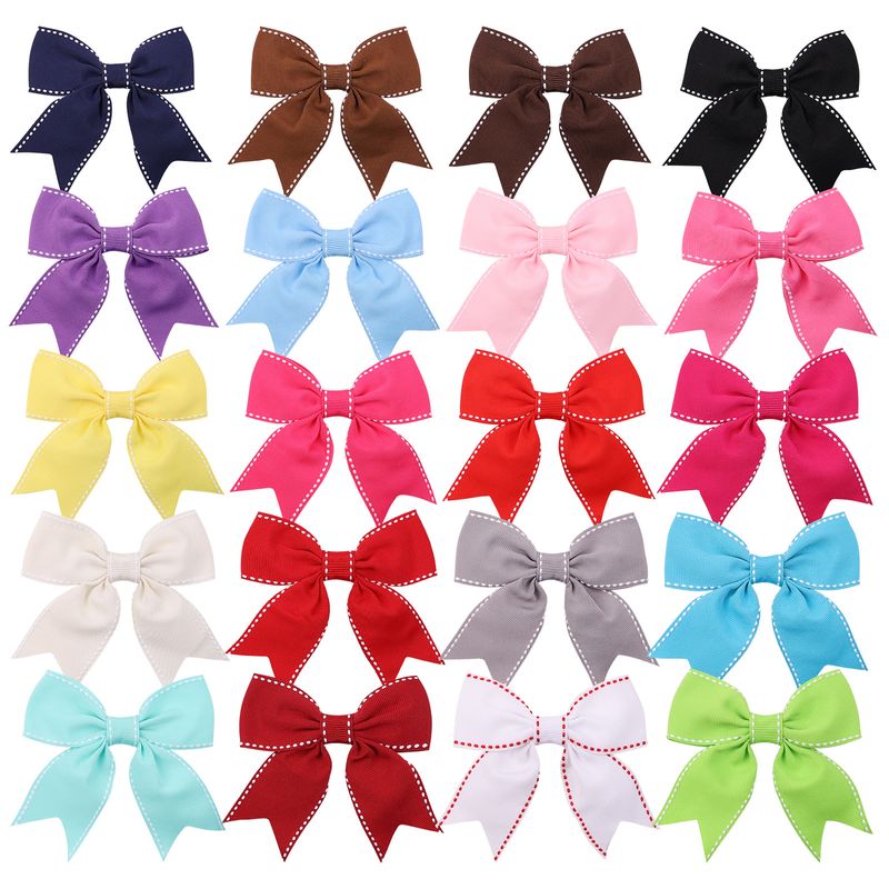 Korean Ponytail Hair Accessories Simple Candy Color Bow Duckbill Clipwholesale