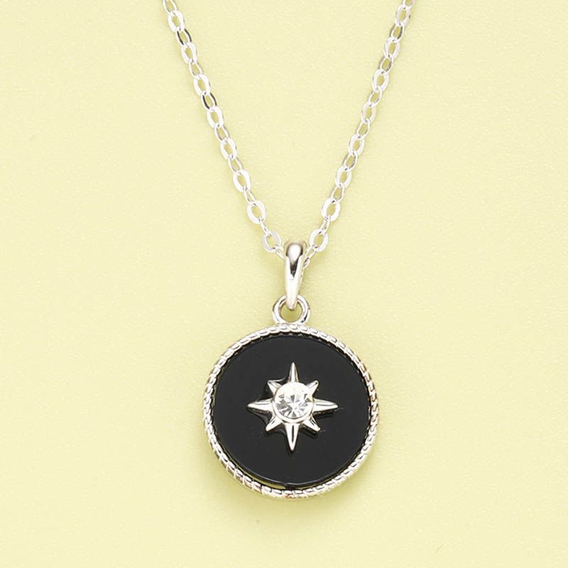 Fashion Classic Star Pendant 925 Silver Necklace