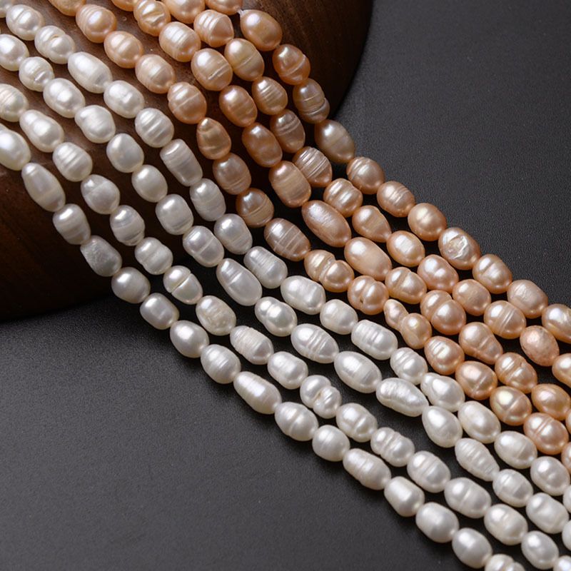 45 Pcs Freshwater Pearl Geometric Beads