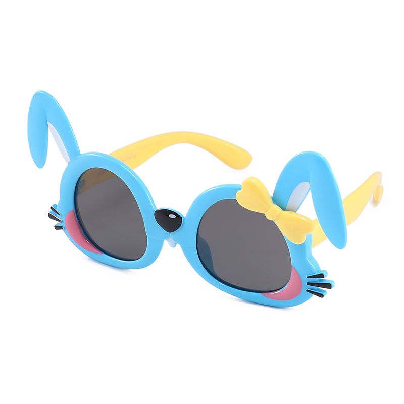 Cute Cartoon Rabbit Shaped Polarized Children's Sunglasses