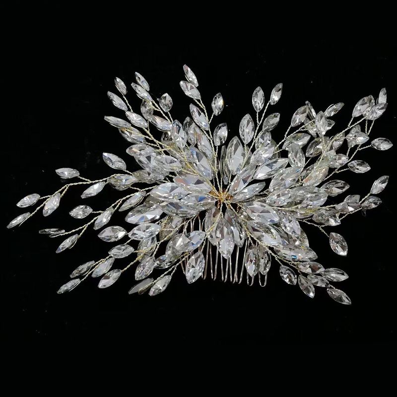 Art Und Weise Eingelegte Diamantart Und Weiseblumen-brauthaarnadel